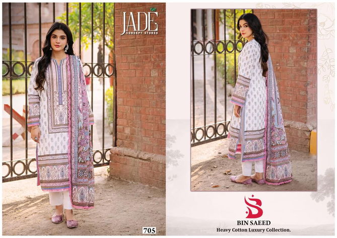 Jade Bin Saeed Vol 7 Cotton Pakistani Readymade Suits Wholesale Shop In Surat
